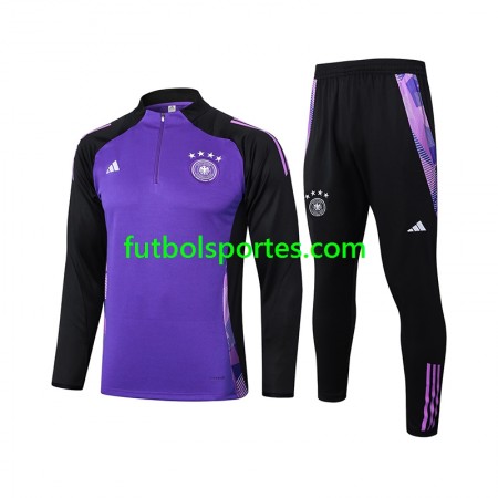 Alemania Sudadera de Entrenamiento Trajes Violeta 2024